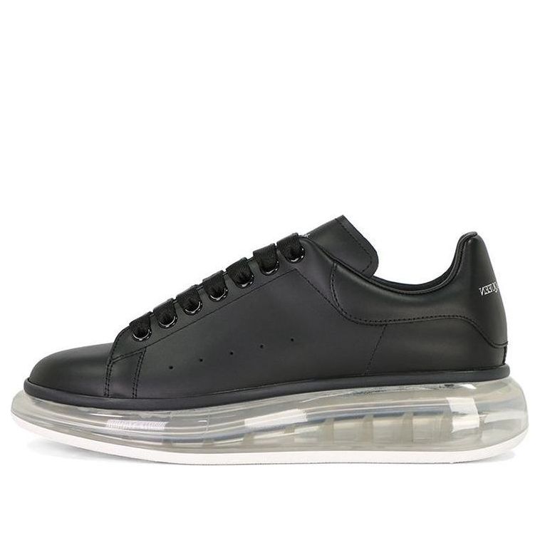 Alexander McQueen Oversized Sneaker 'Black Clear Sole' 604232WHX981070 #