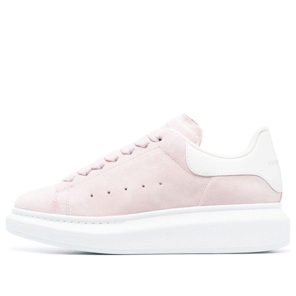 (WMNS) Alexander McQueen Suede Oversized Sneaker 'Light Pink' 650792WIA5E5738 #