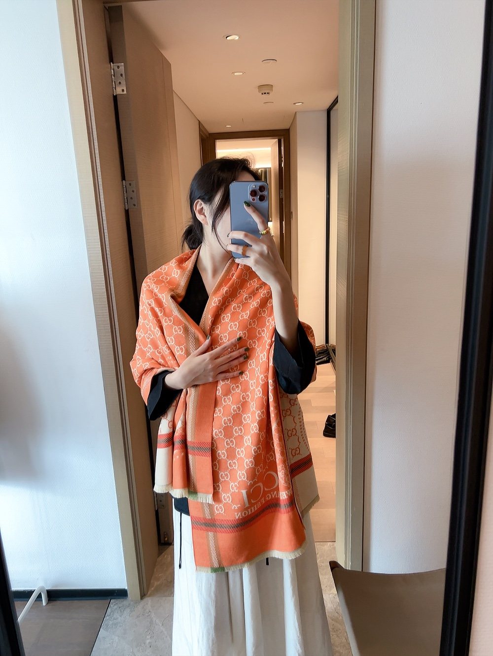 Gucci Reversible Logo Scarf
